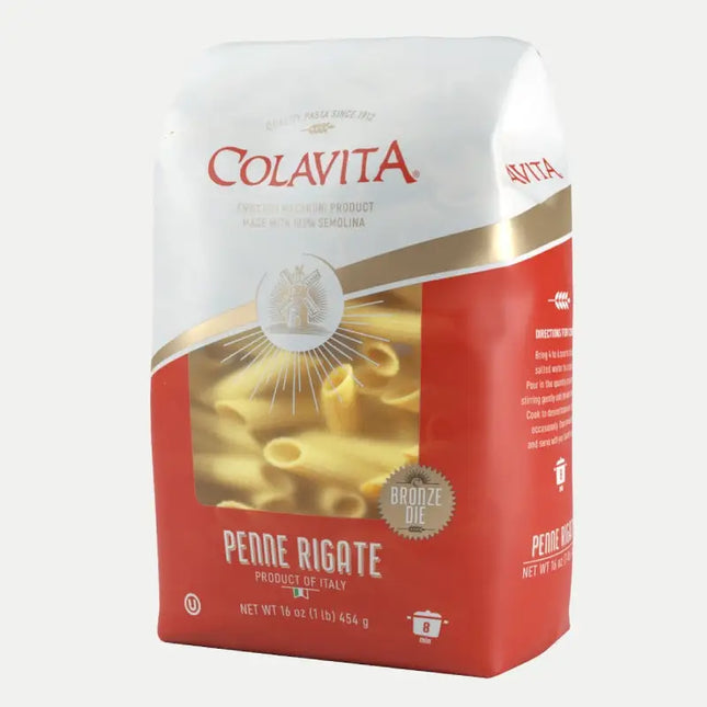 Colavita Bronze Die Cut Penne Rigate Pasta - 500gr -