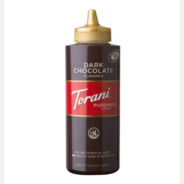 Torani Puremade Dark Chocolate Sauce - 468g - Ice Cream
